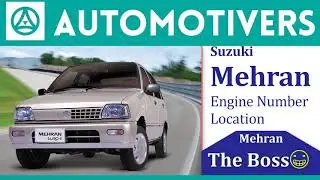 Suzuki Mehran Engine Number Location | #shorts | Engine Number of Mehran