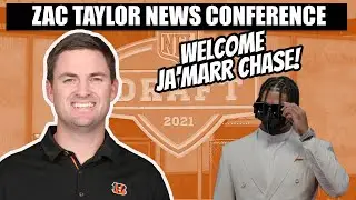 Bengals Coach Zac Taylor News Conference | Ja'Marr Chase Reunites with Joe Burrow!