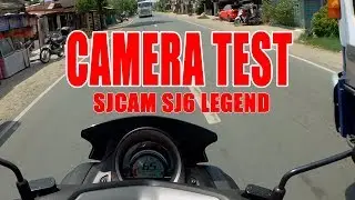 Video Test  SJCAM SJ6 LEGEND on Motorcycle Gyro ON 1080p 60fps