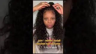 quickuly install crochet hair #bodybuilder #bundle #wigs#crochet #ceochethair#wigs #foryou