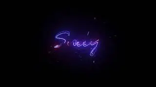Animaci&oacute;n plug-in saber efecto sable laser texto y logo | After Effects #cortos #animaci&oacute;n