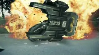 SC2 Banshees destroy Siege Tank in real life