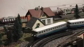 Projekt Zweil&auml;nderbahn Teil 3 - Rangierarbeiten am Tanklager - Modelleisenbahnplatte von Aladefana48