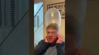 Надуть презерватив одним лишь носом!