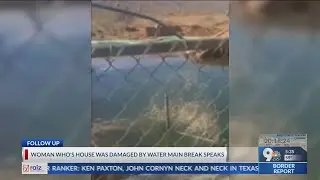 Family of 10 displaced by water main break