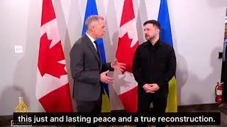 Ukrainian president zelensky visited Canada; Russia launched Major strikes 