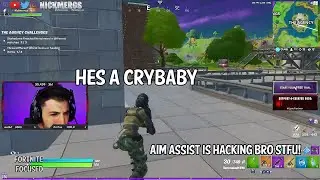 Nick Mercs calls Bugha (Fortnite World Cup Champion) a crybaby over controller AIM ASSIST