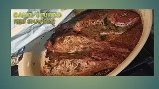 Baked Stuffed Red Snapper Fish| My Drooling Kitchen.