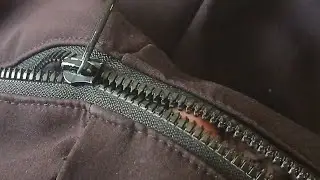 How to fix a broken clothes zipper without changing it