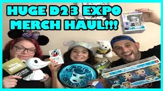 HUGE D23 EXPO MERCH HAUL!