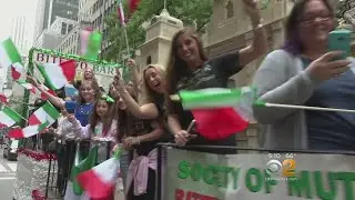 Thousands Celebrate At Columbus Day Parade