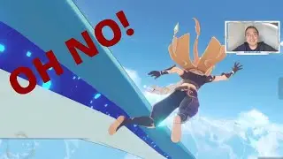 OH NO! HOW NOT TO GLIDE IN GENSHIN IMPACT: GLIDING SESSION