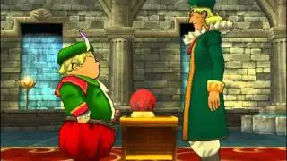 91 Dragon Quest 8 Cut-scene - Prince Charmles Presents The Argon Heart To Clavius