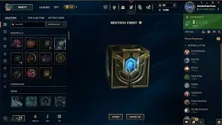 League of Legends Crafting Ten Hextech Chests At Once