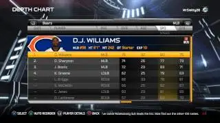 Madden 15 | Bears Depth Chart | Walkthrough | Final Rosters | w/Mr.Smith26