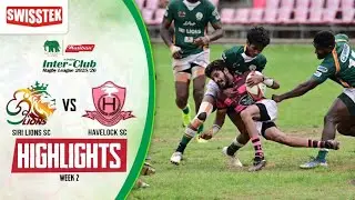 Highlights | Siri Lions Vs Havelock |&nbsp;Maliban Inter-Club Rugby League 2025/26