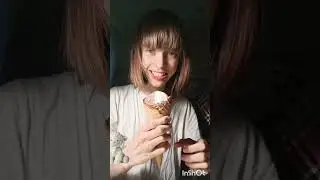 Tw: ed❗❗Fake everything ❗❗Fear food challenge.Coping with an ed and beating an ice-cream 