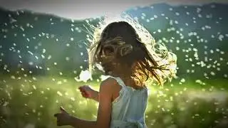 Innocence in Bloom | Little Girl&rsquo;s Joyful Play in a Flower Garden (Slow Motion) | Riazzz Vibezzz