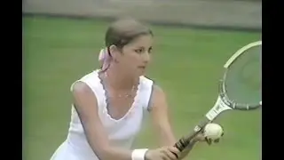 Chris Evert vs. Kerry Melville Wimbledon 1974 SF 💛