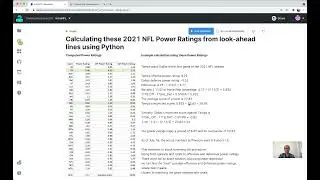 Calculating NFL power ratings in Python - Part 2