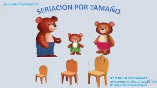 SERIACIÓN POR TAMAÑO.   MATEMÁTICAS  PARA NIÑOS/AS.