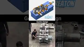 Gearbox design #blender #engineering #ai #vuralvideo #cad #3d