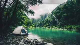 Beat Overthinking to Deep Sleep Immediately with Heavy Rain and Thunder Growls on a Stale Tin Roof
