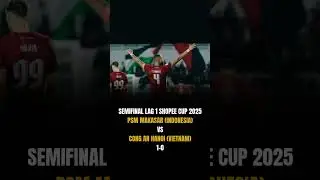 PSM MAKASSAR SHOPEE CUP 2025 MENANG 1-0 VS CONG AN HANOI (VIETNAM) #shortvideo #shopeecup #shorts
