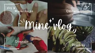 MINE VLOG, rotina, 2 meses sem fazer manuten&ccedil;&atilde;o da unha, costura e muito mais!