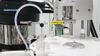 Desktop Rotary Liquid Filling Capping Machine