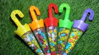Satisfying Video Unboxing GIANT Sweets Chocolate and Rainbow Lollipops with Candy Cutting Asmr