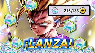 GASTAMOS CRISTALES en NUEVO GOHAN! Dragon Ball Legends!