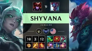 Shyvana Jungle vs Trundle - NA Diamond Patch 25.18