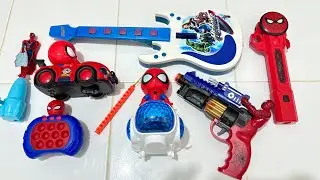 Unboxing Fun Collection Of Spiderman Car, Spiderman Music Sword, Avengers Guitar, and More