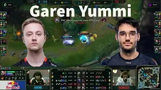 FNC's Iconic Garen Yuumi 2v2 Kills FPX - World Championships 2019