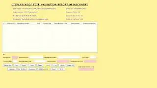 Valuation_PM - A Software for Plant and Machinery Valuation