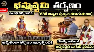 భీష్మాష్టమి తర్పణం🙏ఈ కథ విన్నవారికి కోటి జన్మల పుణ్యం కలుగుతుంది👉రహస్య మంత్రం & నియమాలు - చాగంటి