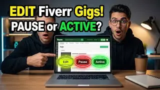 How to edit fiverr gigs and puse and activate fiverr gigs