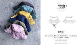 How to sew the #timomimito bucket hat by @ateliermimito