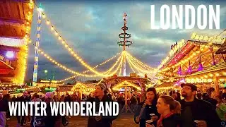 Winter Wonderland 🎡🎢🎠 London 2022 | Hyde Park | 4K Walking Tour
