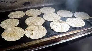 Roti Maker Machine in Hotel - Chapathi Making in india | Street Food