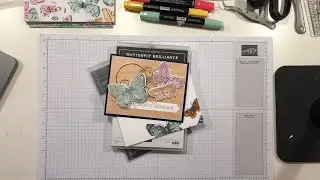 Stampin Up//Butterfly Bouquet//Brilliant Wings Dies//Butterfly Bijou//Natural Touch// Sneak Peek!