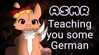 Furry ASMR Dragon teaches you German [m4m, praise, good boy] :3
