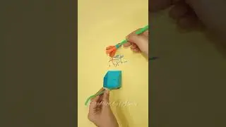 Diy paper Broom Set/ How to make Broom 🧹/ Easy Craft ideas/ Kids Project/#Shorts