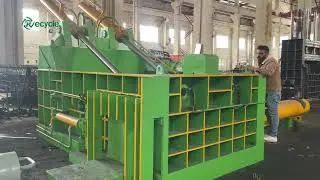 250 Ton Steel Shaving Baling Press Machine - Horizontal Metal Baler