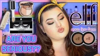 Full Face Testing NEW ELF Makeup & Brushes