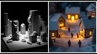 I Built a Snowy Abandoned Village That Comes Back to Life (100 Days)