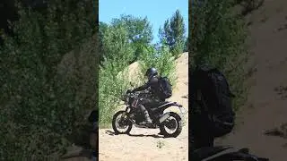 BMW R12 G/S Can it handle sand? #motorcycle #bmw #sand #scrambler #offroad #fun #gs