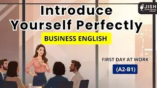 Business English Basics: How to Introduce Yourself to a New Team (A2 - B1) | Slow & Easy English