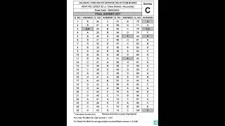 Junior clerk final answer key 2023 #shorts
